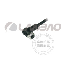 M8 Conector 3 Pernos Tornillo hembra 90 °